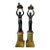 Late 19th Century Empire Style Candelabras- a Pair For Sale