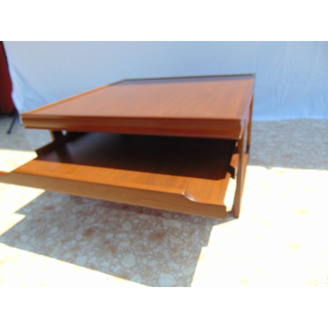 Refinished Square John Keal Coffee Table For Sale - Image 10 of 11