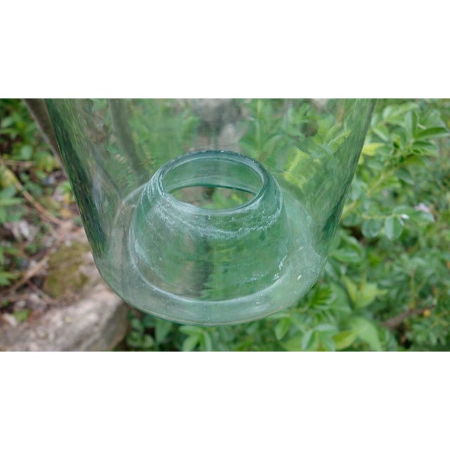Old Hand Blown Glass Bug Trap, France, Pale Green W/Stopper For Sale In Minneapolis - Image 6 of 10