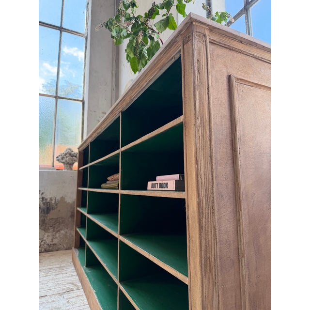 Oak Cabinet with Compartments and Shelves, 1900s For Sale - Image 13 of 18