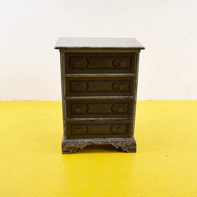 Wood Vintage Chest of Drawers in Wood For Sale - Image 7 of 7