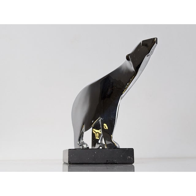 Art Deco Sculpture of Polar Bear by Karl Hagenauer, Austria, 1920s For Sale - Image 6 of 13