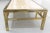 Metal Mid-Century French Travertine and Gilt Brass Coffee Table in the style of Guy Lefevre Style, 1970s For Sale - Image 7 of 11