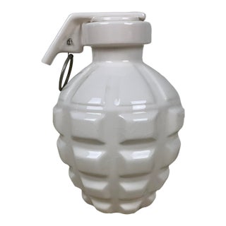 Vintage Love Grenade Coin Bank For Sale