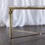 Brass Vintage Brass and Marble Rectangle Coffee Table For Sale - Image 8 of 12