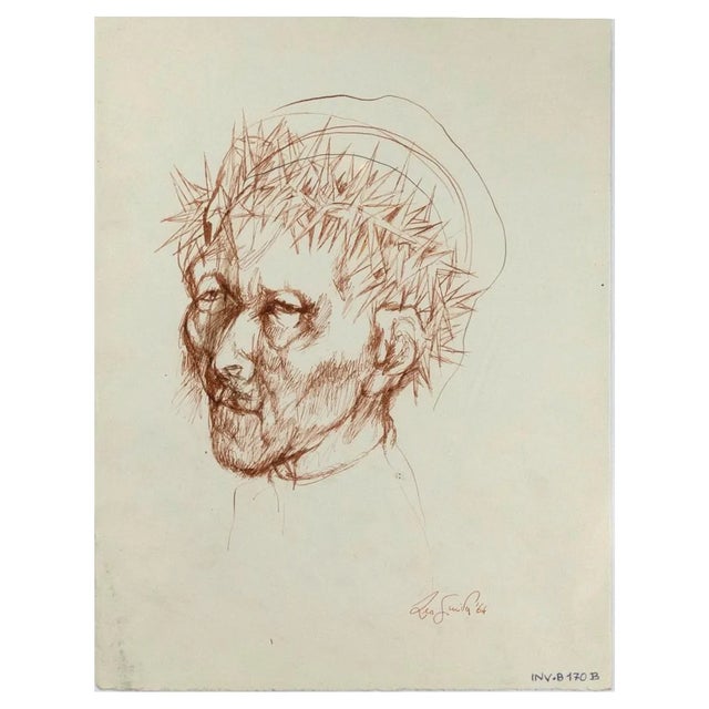 Leo Guida, Andalusian Peasant, Original Etching, 1964 For Sale
