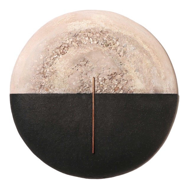 2025, Rise 5, Contemporary Minimalist, Concrete and Copper Sculpture, Artist Joe Segal For Sale