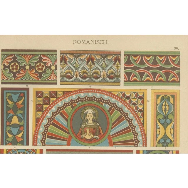 H. Dolmetsch, Manuscript and Mural Designs, 1887, Paper, Set of 2 For Sale - Image 3 of 11