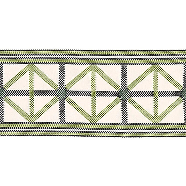 2020s Schumacher Napoleon Indoor/Outdoor Tape, Moss For Sale - Image 5 of 5