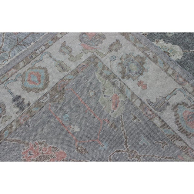 Large Turkish Modern Oushak Rug by Keivan Woven Arts 10'3 X 13'8 For Sale - Image 12 of 13