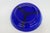 Mid 20th Century Cobalt Blue Glass Relish Dish Round 3 Compartment Sectioned Serving Bowl 4907b For Sale - Image 5 of 12