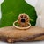 3.1Ct Amethyst Ring With Diamond Accents: Solid 14k Gold, Emerald Cut 11x8mm, Size 6.75 For Sale - Image 4 of 5