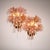 Pink Lily Spectacular Murano Wall Lamps by Franco Luce, 1970, Set of 2 For Sale - Image 10 of 10