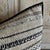 Mid-Century Modern Custom Embroidered Stripe French Linen and Wool Pillow With Insert For Sale - Image 3 of 5