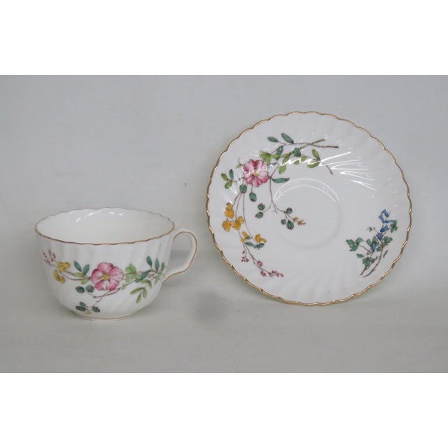 This lovely Tea Cup and Saucer 2pc Set is made of bone china. This darling set is stamped on the bottom as being made in...