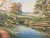Lush Tree Lined Towpath on the River Lagan in Northern Ireland by 20th Century Irish Artist, Jim Matthews Art measures 30...