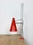 Vintage Red Table Lamp by Josef Hůrka for Lidokov, 1960s For Sale - Image 4 of 18