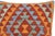 1990s 1990s Bohemian Turkish Pamila Hand Woven Kilim Throw Pillow For Sale - Image 5 of 8