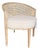 Global Views Cane Back Dining Chair For Sale
