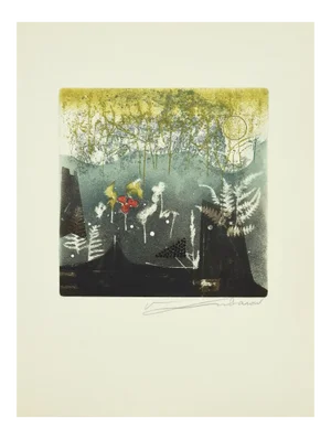 René Lubarow, The Dew, Etching, 1978