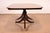 Stickley Georgian Banded Flame Mahogany Double Pedestal Extension Dining Table | Newly Refinished For Sale - Image 12 of 14