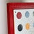 American Rare to Market Vintage Carnival Fairground Polkadot Dart Board in Red Wood Frame For Sale - Image 3 of 9