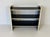 Italian Art Deco Style Parchment and Black Lacquer Bookcase, 1980s For Sale - Image 3 of 10