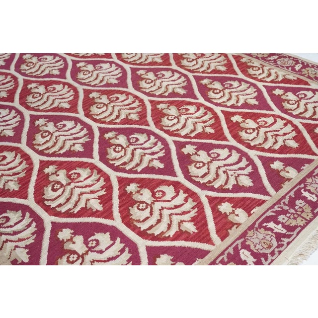 Textile Turkish Sumak Rug 8' X 10' For Sale - Image 7 of 11