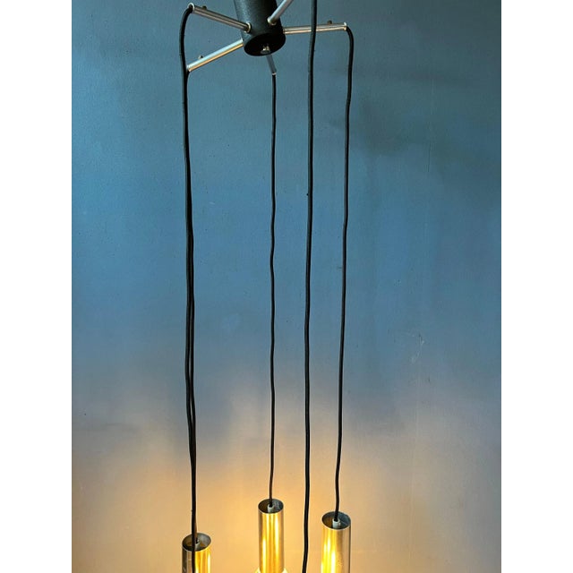 1970s Mid-Century Space Age Cascade Pendant Lamp, 1970s For Sale - Image 5 of 11