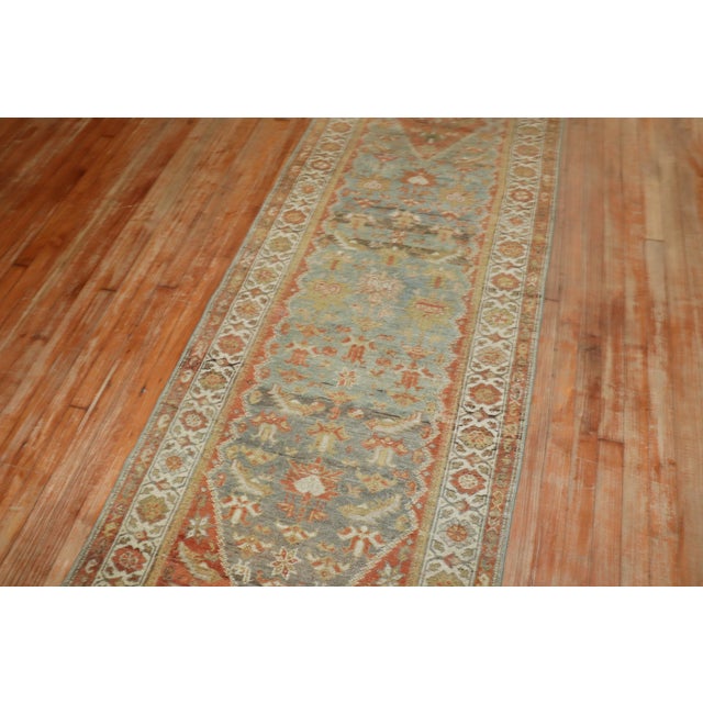 Antique Zabihi Collection Persian Runners - A Pair - 2'10" x 12'10" For Sale - Image 9 of 9