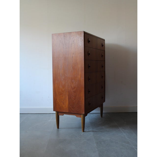 1960s Vintage Danish Chest of Drawers in Teak, 1960s For Sale - Image 5 of 11