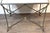Metal Maison Jansen Style French Neoclassical Steel & Brass Mirrored Gueridon Table For Sale - Image 7 of 13