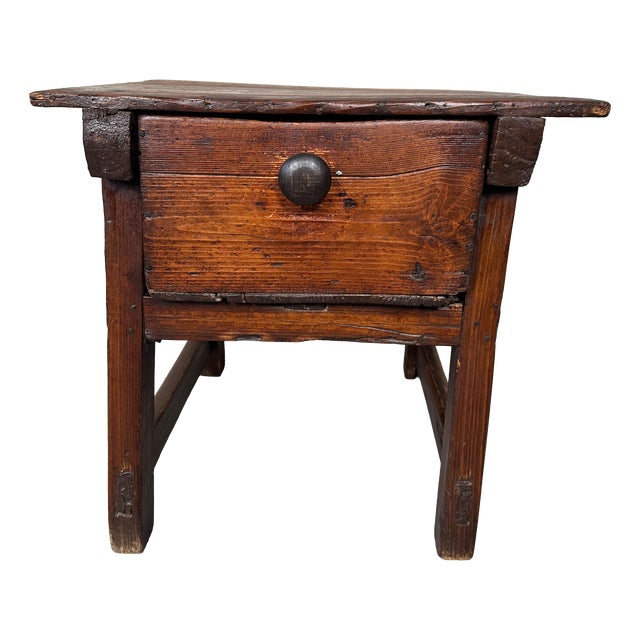 Vintage Brutalist Table, 1940s For Sale