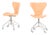 Office Chairs in Steel and Leather by Arne Jacobsen for Fritz Hansen, 1960s, Set of 2 For Sale