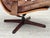 Scandinavian Swivel Armchair in Brown Furniture Leather, 1960s For Sale - Image 6 of 16