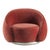 Contemporary Abbracci Red Velvet and Brushed Silver Chair by Lorenza Bozzoli For Sale - Image 3 of 3