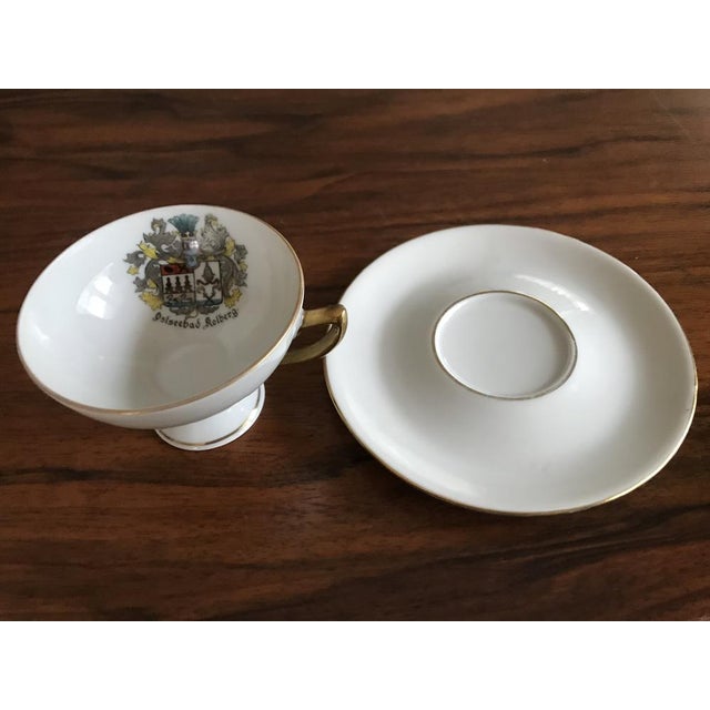 Porcelain Cup and Saucer from Geierstahl, 1950s, Set of 2 For Sale - Image 11 of 18