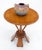 Tangerine Solid Maple Colonial Style Round Center Table Gueridon MINT For Sale - Image 8 of 10