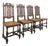 Louis XIII Chairs in Wood, Set of 4 For Sale