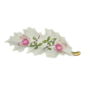 Vintage Mitterteich Bavaria Leaf Shaped Trinket Dish 6118102