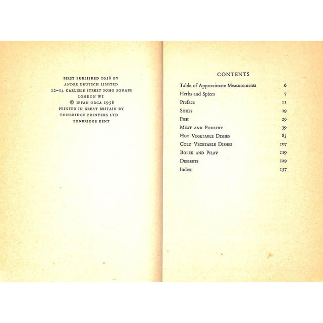 1950s "Turkish Cooking" Book 1958 Orga, Irfan For Sale - Image 5 of 6