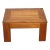 Vintage Monterey Style Oak Footstool Bench W Brass Corners For Sale