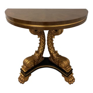 Late 20th Century Karges English Regency Console For Sale