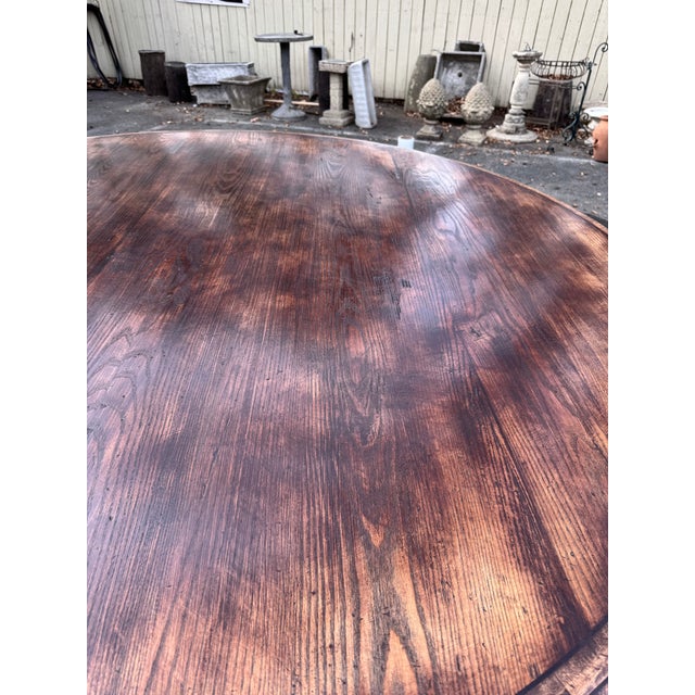 English Round 72" Dining Table For Sale - Image 9 of 10