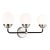The Cafe three light vanity fixture in brushed nickel provides abundant light for your bath vanity, while adding a layer...