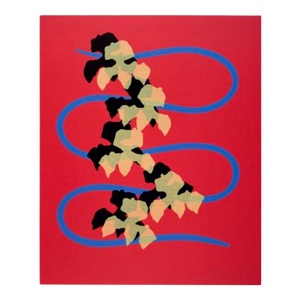 Michael Mazur, Serpentine with Orchids Modernist Silkscreen Signed Screenprint, 2005