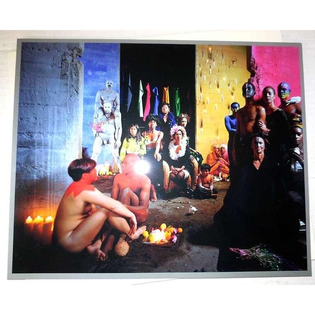 A rare unsigned proof print from Muse X. this is the original Cibachrome print on heavy metallic photography paper. this...