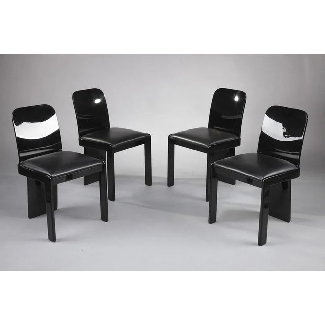 Italian Game Table and Chairs by Pierluigi Molinari for Pozzi, 1970s, Set of 5 For Sale - Image 9 of 18