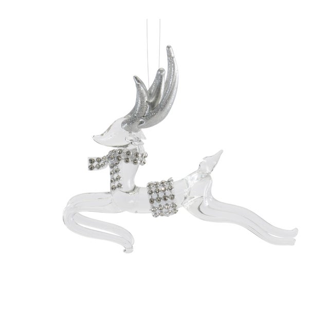 Kenneth Ludwig Chicago Deer Ornament Set (Set of 6 For Sale - Image 4 of 5
