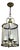 French Brass Lantern with Convex Glass Panels, France, 1950s For Sale
